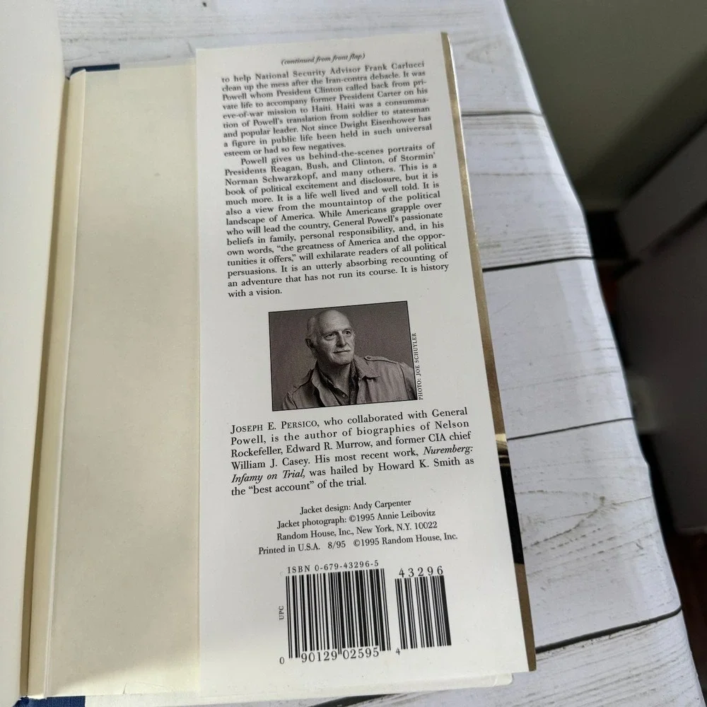 My American Journey Colin Powell Signed Bookplate 1995 HC Autobiography